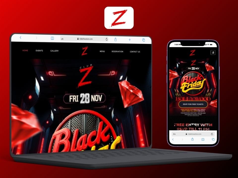 Club Z Houston website